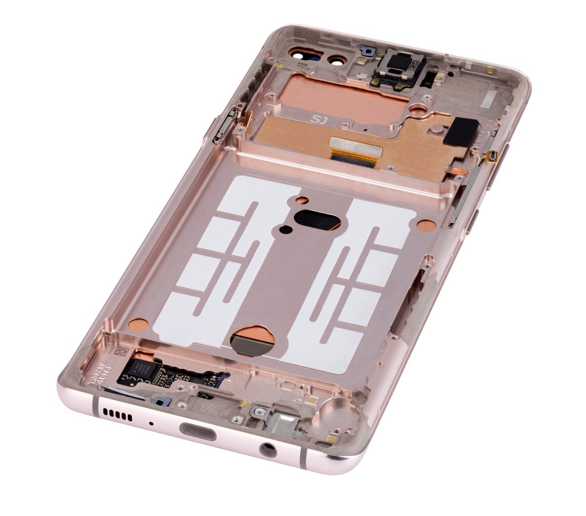 Samsung Galaxy S10 5G İle Uyumlu İçin Çerçeveli ekran Orijinal (Royal Gold)  Orijinal Ekranı Uyumlu - Görsel 7