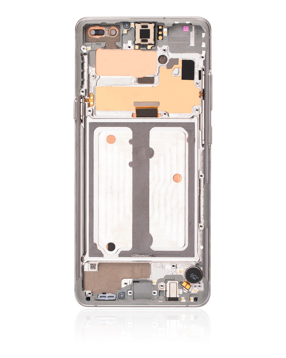 Samsung Galaxy S10 5G İle Uyumlu İçin Çerçeveli ekran (Service Pack) (Crown Silver)  Orijinal Ekranı - Görsel 3