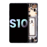Samsung Galaxy S10 5G İle Uyumlu İçin Çerçeveli ekran (Service Pack) (Majestic Black)  Orijinal Ekranı Uyumlu - Görsel 2