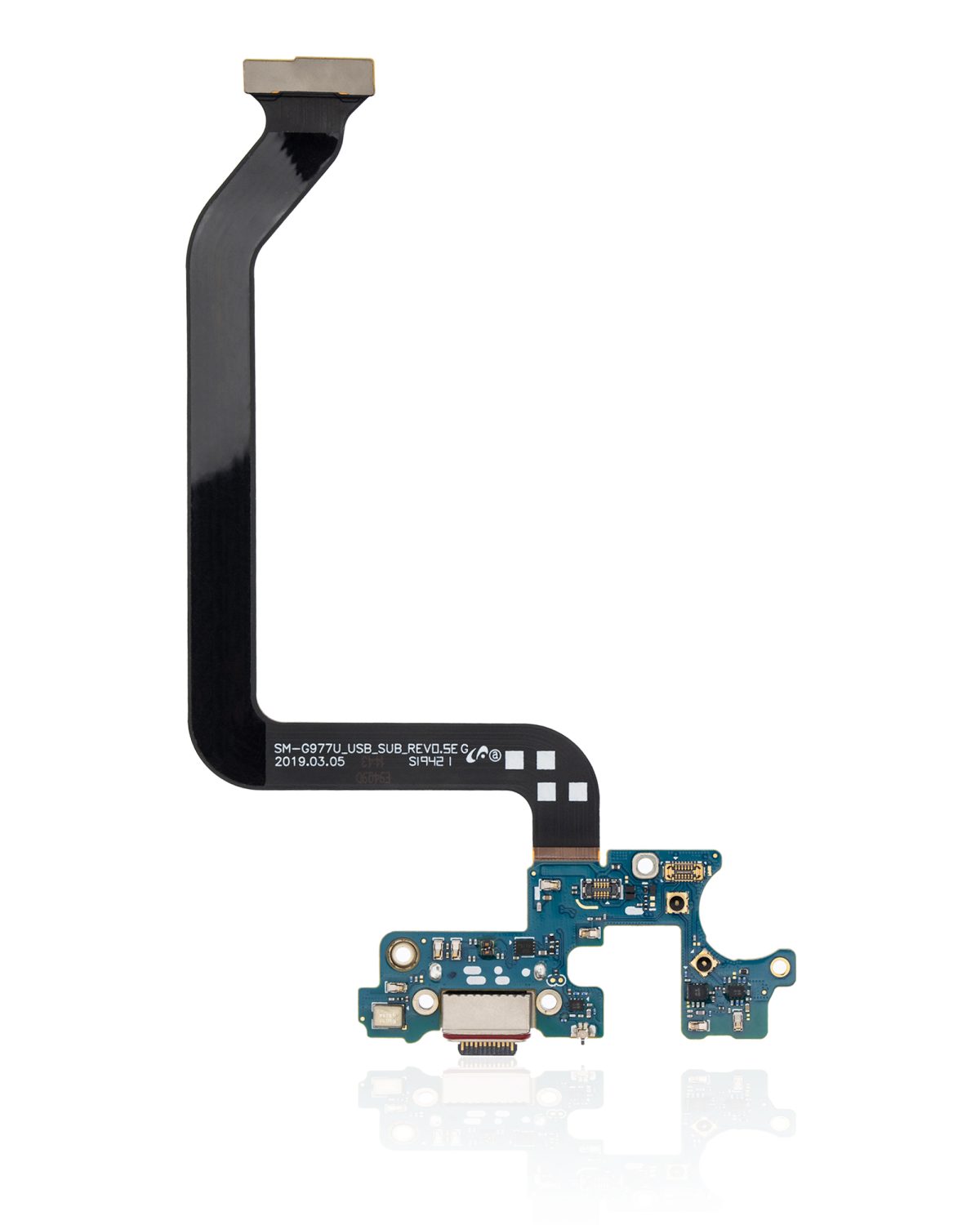 Samsung Galaxy S10 5G İle Uyumlu İçin Esnek (G977U) (ABD Sürümü) (Premium)  Kablolu Şarj Portu Uyumlu - Görsel 3