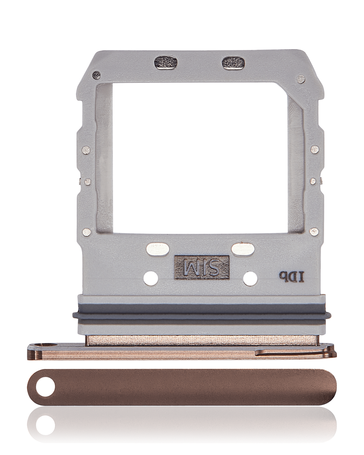 Samsung Galaxy S10 5G İle Uyumlu İle Uyumlu Çift Sim Kart Tepsisi (Royal Gold)
