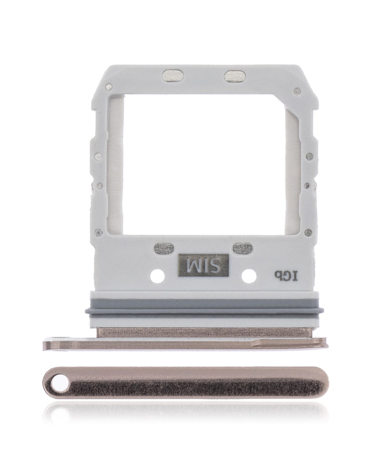 Samsung Galaxy S10 5G İle Uyumlu İle Uyumlu Tek Sim Kart Tepsisi (Royal Gold) - Görsel 3