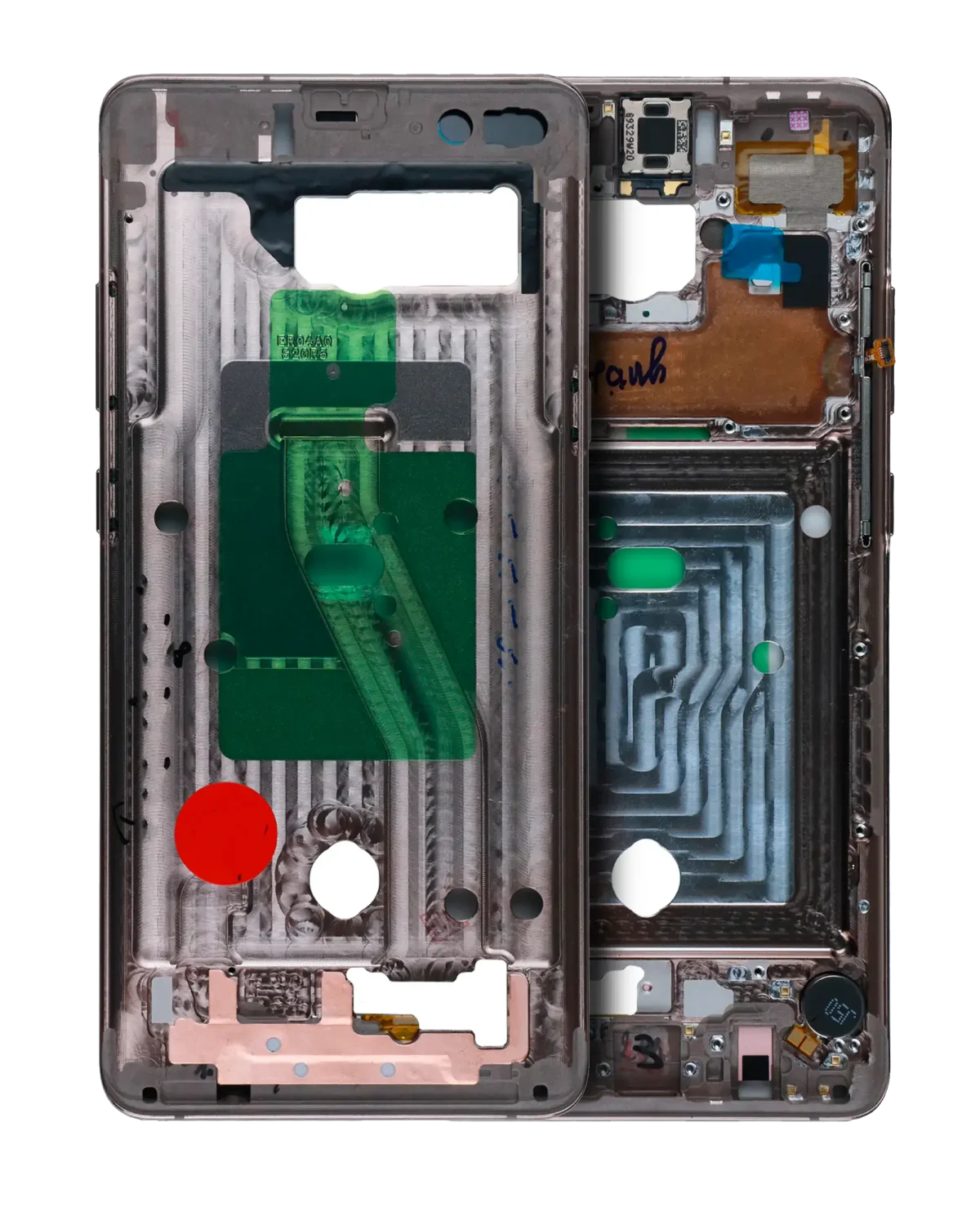 Samsung Galaxy S10 5G İle Uyumlu Orta Çerçeve Muhafaza (Küçük Parçalarla) (Kraliyet Altını)