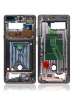 Samsung Galaxy S10 5G İle Uyumlu Orta Çerçeve Muhafaza (Küçük Parçalarla) (Kraliyet Altını) - Görsel 4