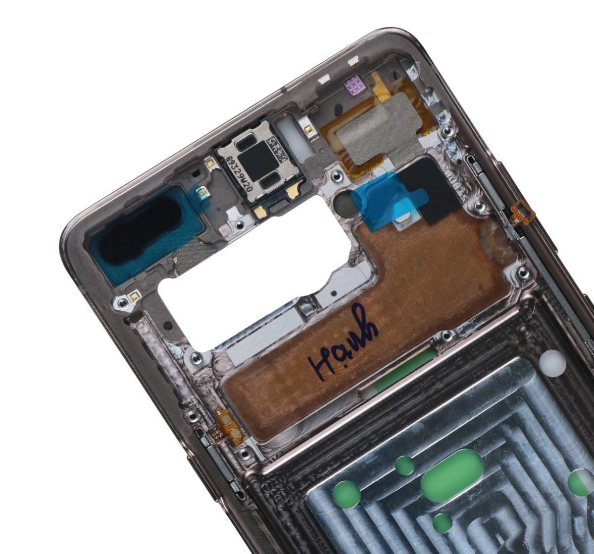 Samsung Galaxy S10 5G İle Uyumlu Orta Çerçeve Muhafaza (Küçük Parçalarla) (Kraliyet Altını) - Görsel 5