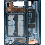 Samsung Galaxy S10 5G İle Uyumlu Orta Çerçeve Muhafaza (Küçük Parçalarla) (Majestic Black)