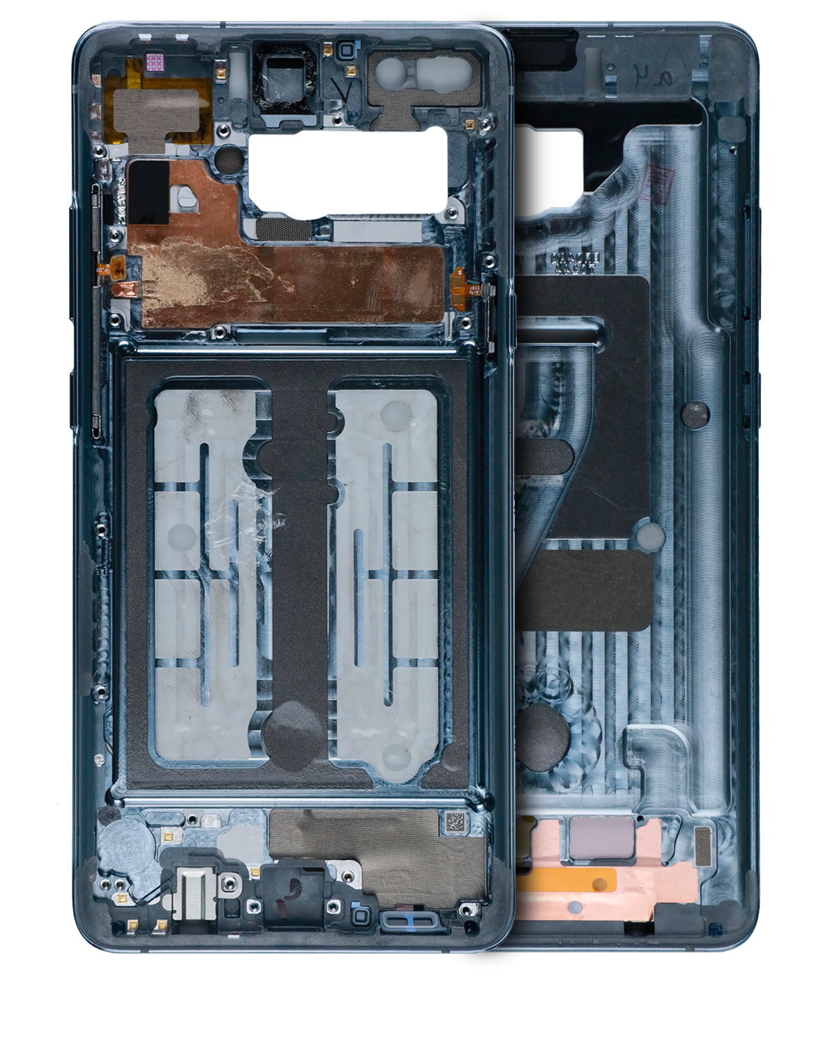 Samsung Galaxy S10 5G İle Uyumlu Orta Çerçeve Muhafaza (Küçük Parçalarla) (Majestic Black) - Görsel 8