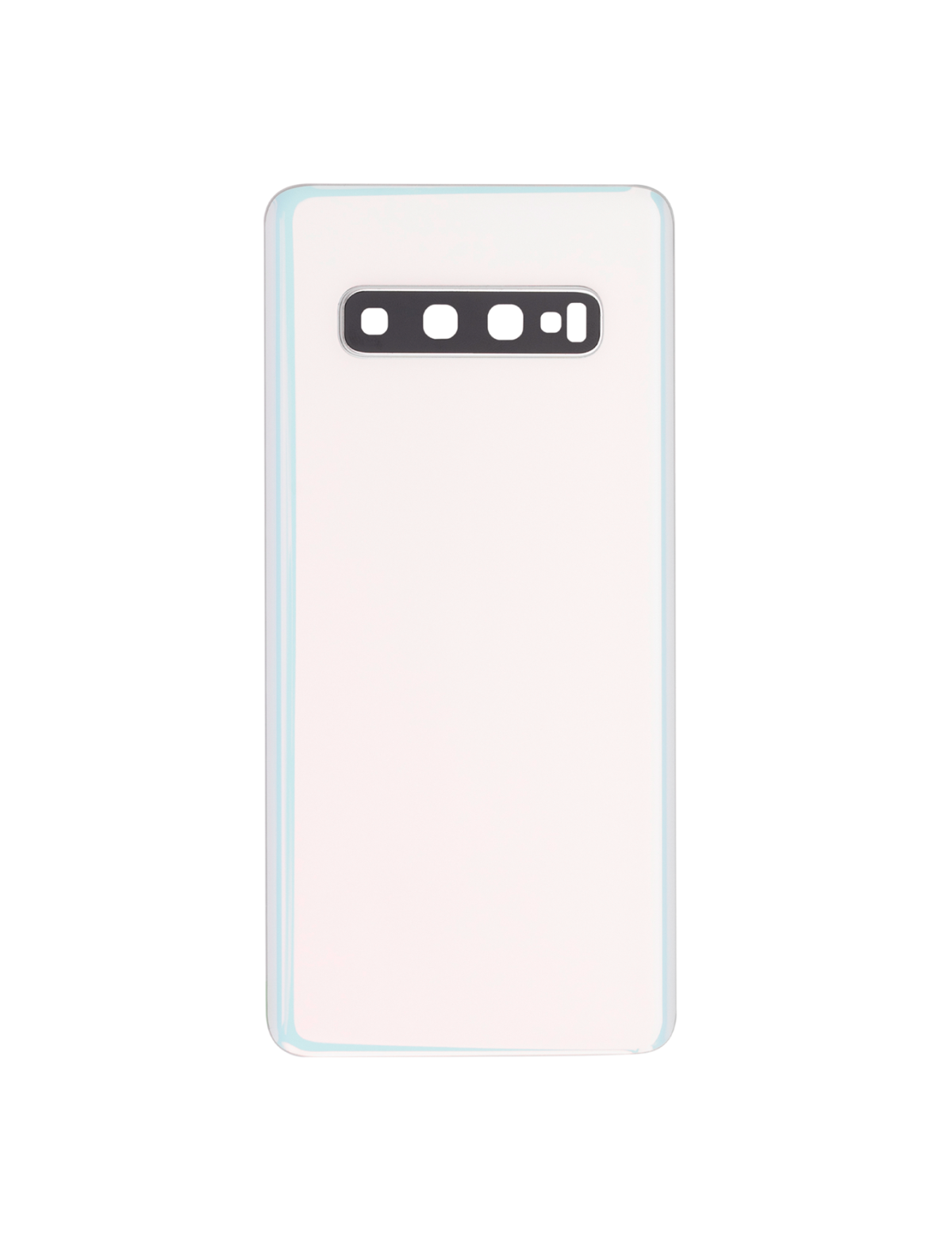 Samsung Galaxy S10 Arka İle Uyumlu Kapak Cam Kamera Lensli  (Aftermarket Plus) (Prizma Beyazı) - Görsel 8