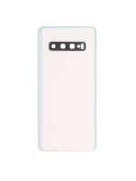 Samsung Galaxy S10 Arka İle Uyumlu Kapak Cam Kamera Lensli  (Aftermarket Plus) (Prizma Beyazı) - Görsel 9