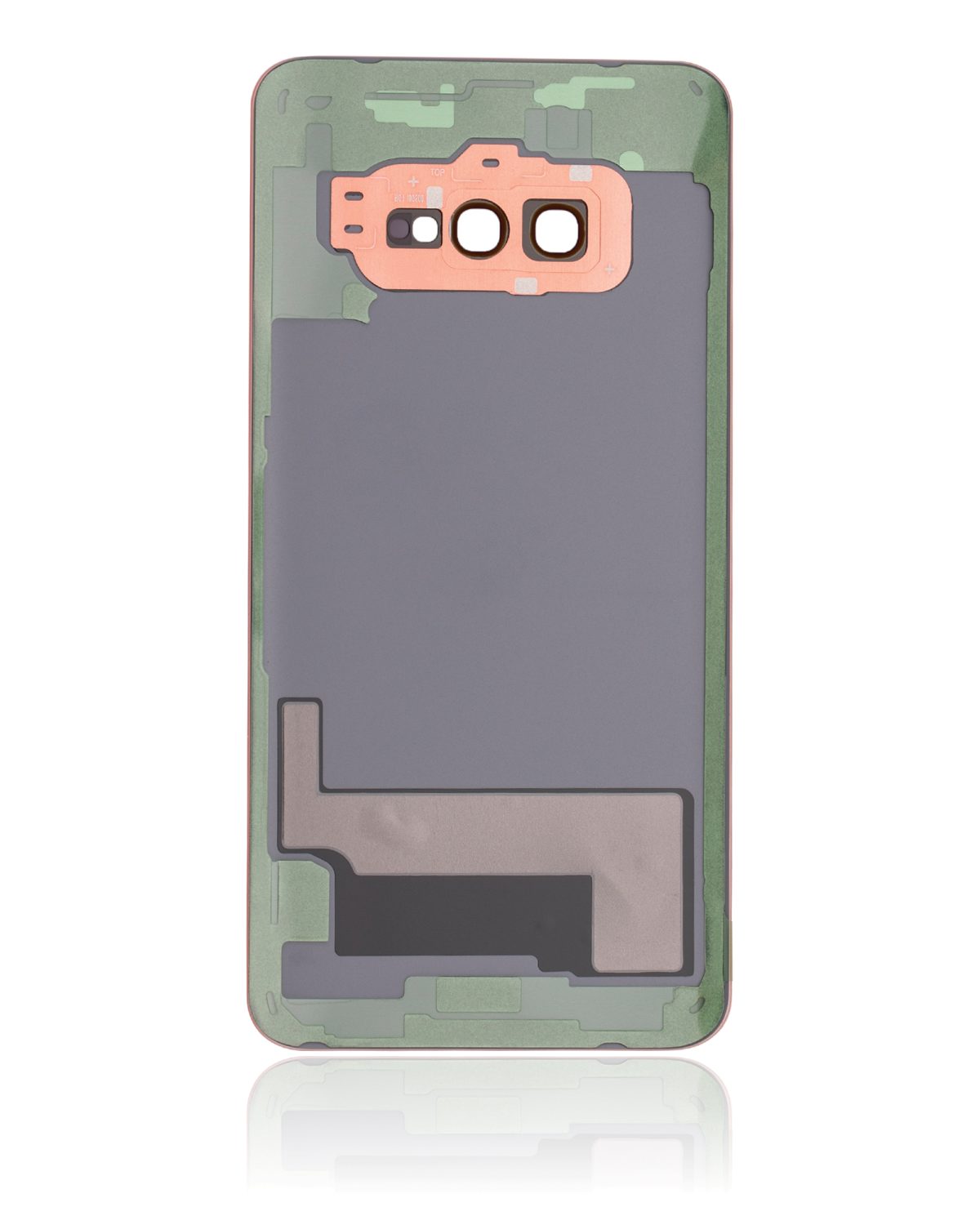 Samsung Galaxy S10 Arka İle Uyumlu Kapak Cam Kamera Lensli E  (Aftermarket Plus) (Flamingo Pembesi) - Görsel 4