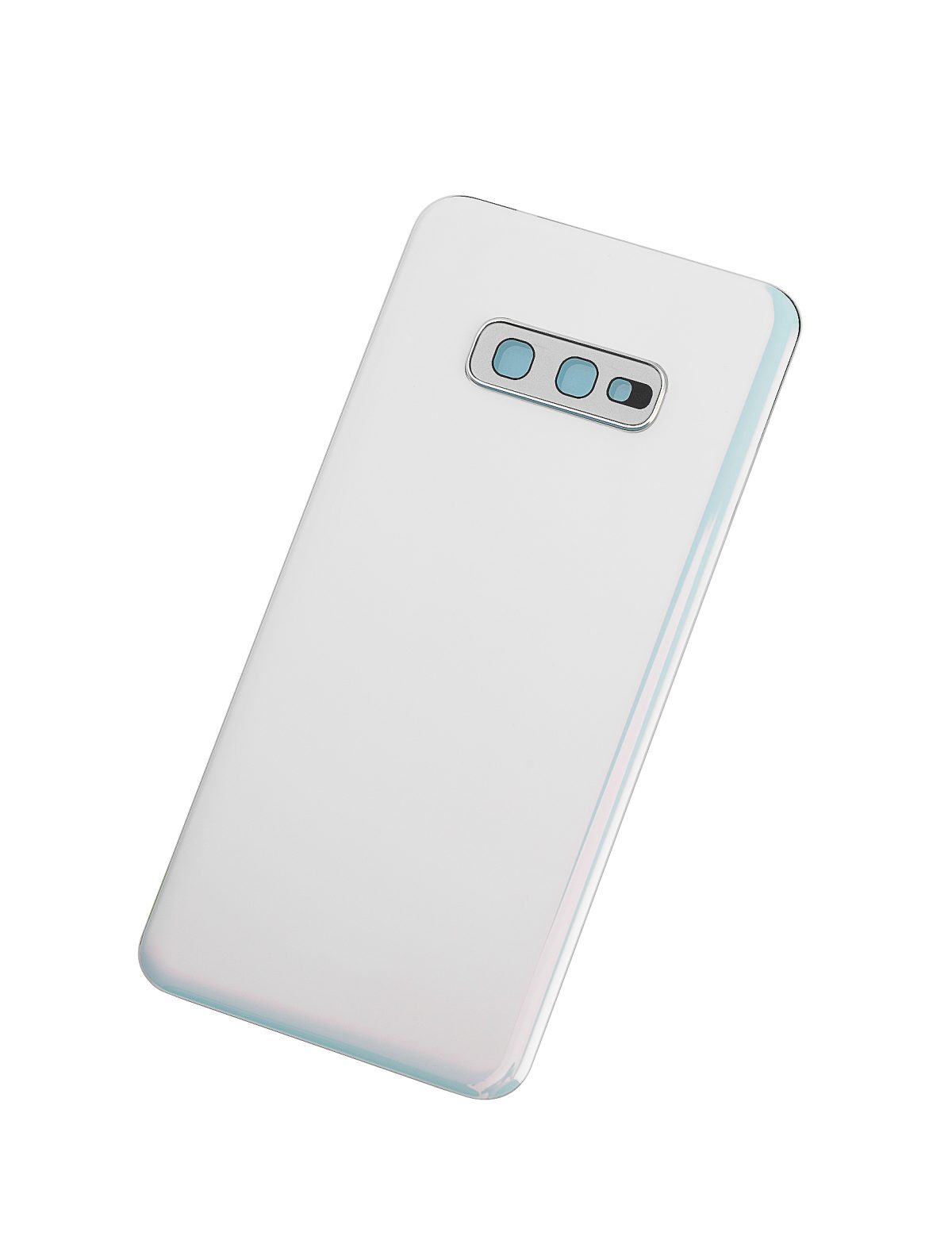 Samsung Galaxy S10 Arka İle Uyumlu Kapak Cam Kamera Lensli E (Service Pack) (Prizma Beyazı) - Görsel 4