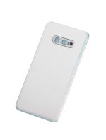 Samsung Galaxy S10 Arka İle Uyumlu Kapak Cam Kamera Lensli E (Service Pack) (Prizma Beyazı) - Görsel 4