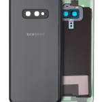 Samsung Galaxy S10 Arka İle Uyumlu Kapak Cam Kamera Lensli E (Service Pack) (Prizma Siyah)