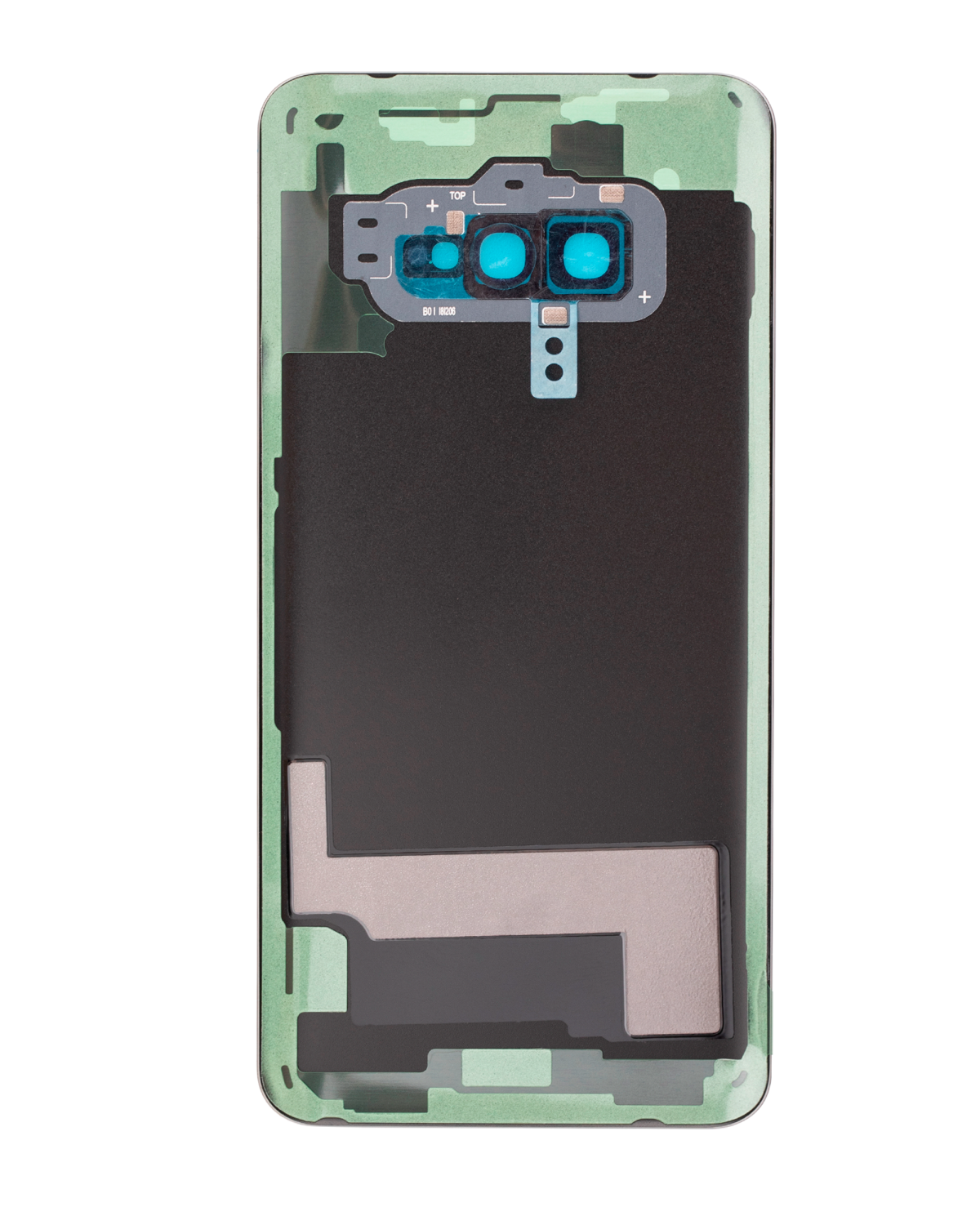 Samsung Galaxy S10 Arka İle Uyumlu Kapak Cam Kamera Lensli E (Service Pack) (Prizma Siyah) - Görsel 3