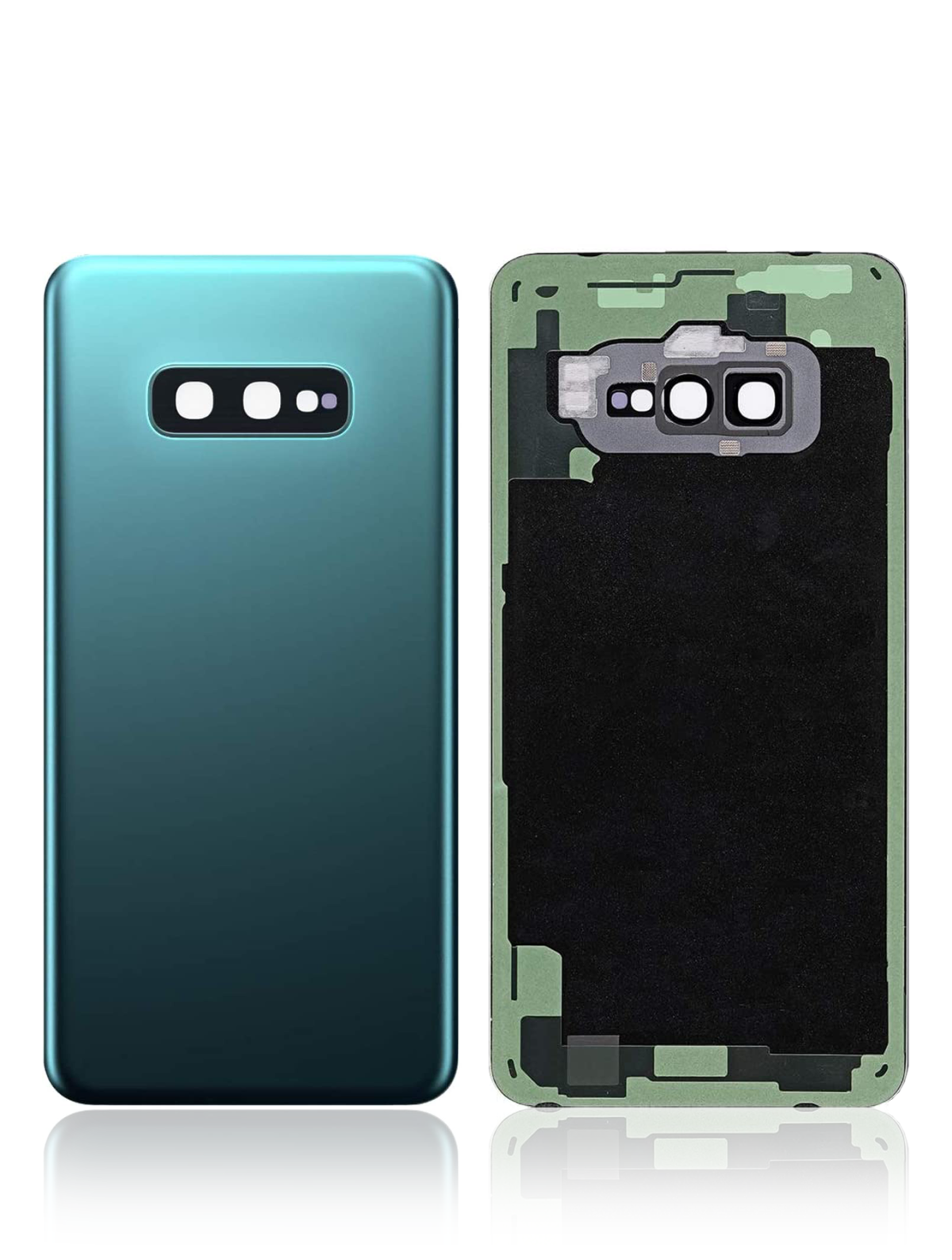 Samsung Galaxy S10 Arka İle Uyumlu Kapak Camı Kamera Lensi E  (Aftermarket Plus) (Prizma Yeşili) - Görsel 2