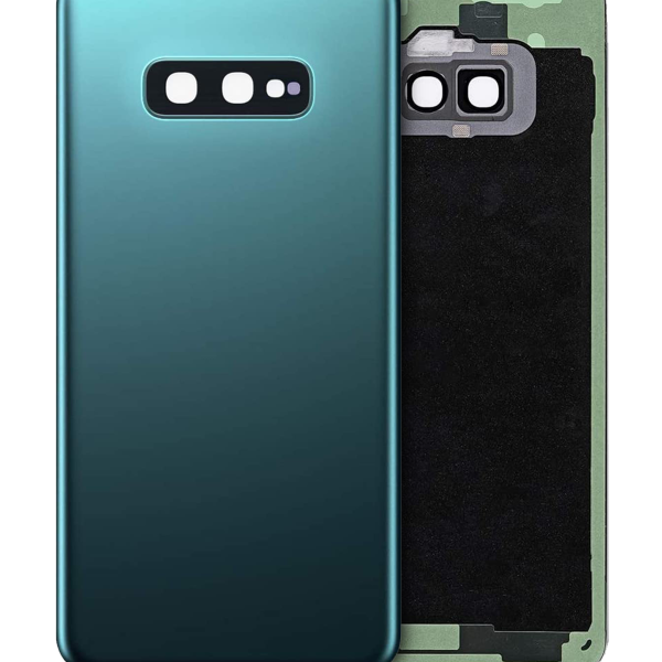 Samsung Galaxy S10 Arka İle Uyumlu Kapak Camı Kamera Lensi E  (Aftermarket Plus) (Prizma Yeşili)