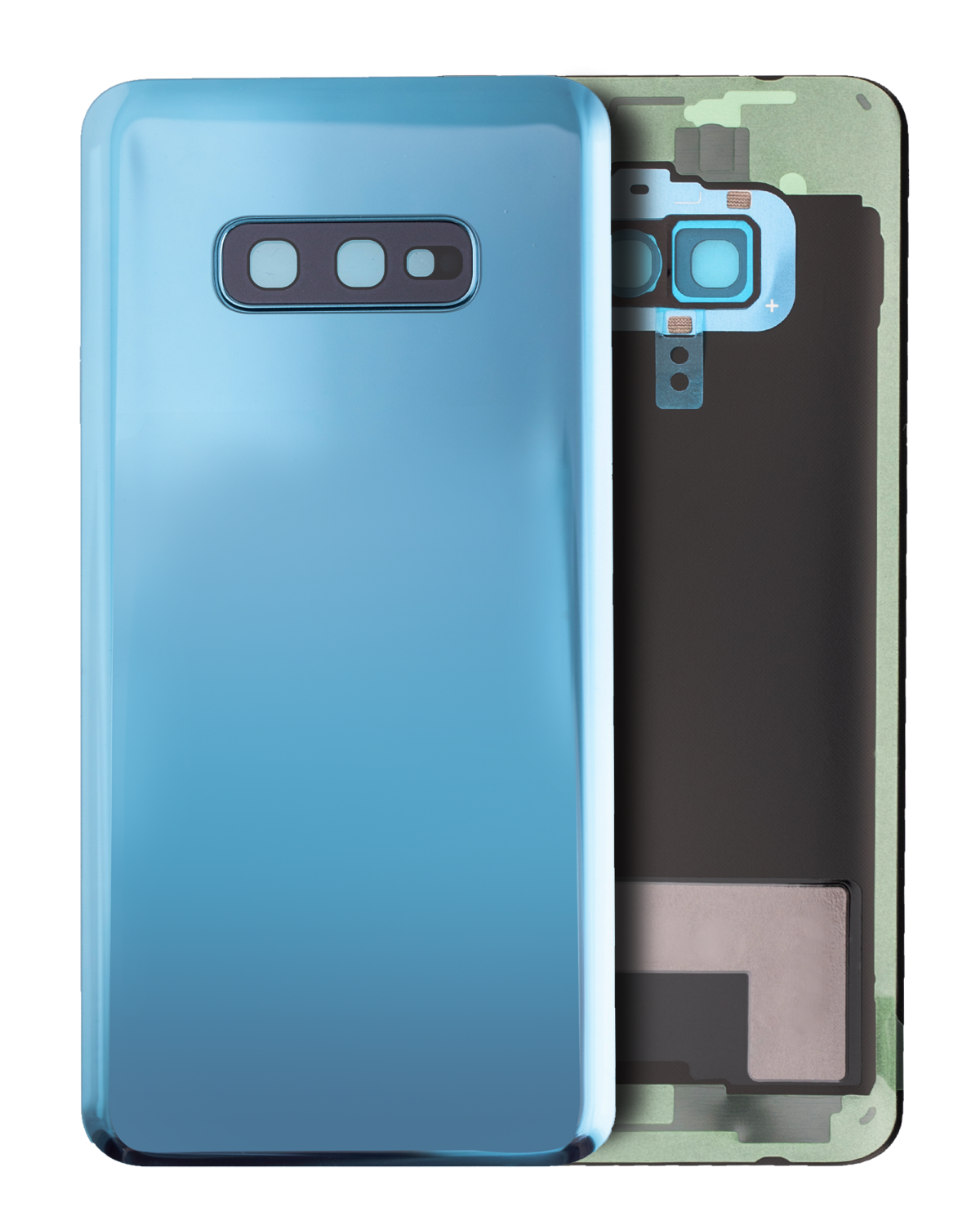 Samsung Galaxy S10 Arka İle Uyumlu Kapak Camı Kamera Lensi E (Service Pack) (Prizma Mavisi)