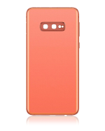 Samsung Galaxy S10 Arka İle Uyumlu Kapak Camı Kamera Lensiyle Uyumlu E (Servis Paketi) (Flamingo Pembesi) - Görsel 2