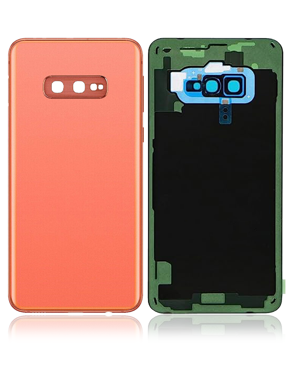 Samsung Galaxy S10 Arka İle Uyumlu Kapak Camı Kamera Lensiyle Uyumlu E (Servis Paketi) (Flamingo Pembesi) - Görsel 4