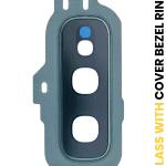 Samsung Galaxy S10 E İle Uyumlu Arka Kamera Lensi Çerçeveli Halkalı (Prizma Yeşili)