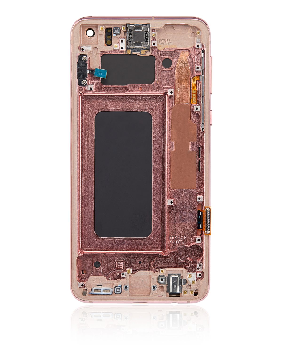 Samsung Galaxy S10 E İle Uyumlu İçin Çerçeveli ekran Orijinal (Flamingo Pembesi)  Orijinal Ekranı - Görsel 4