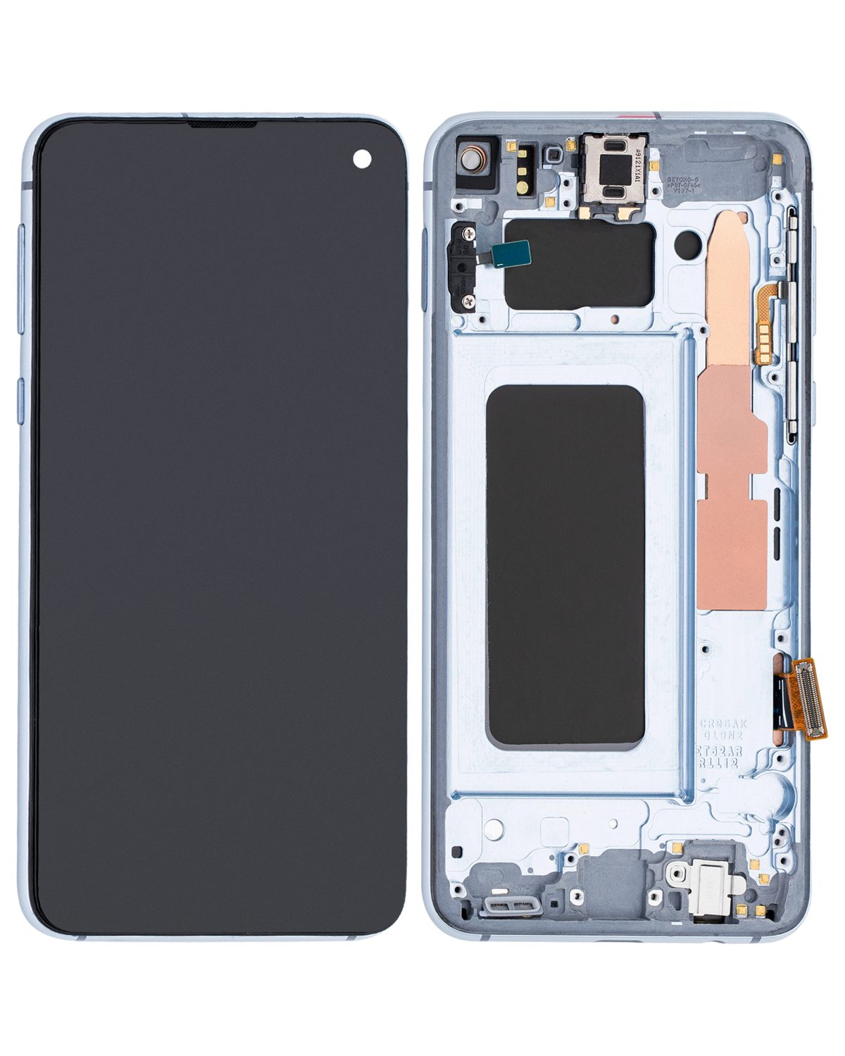Samsung Galaxy S10 E İle Uyumlu İçin Çerçeveli ekran Orijinal (Prizma Mavisi)  Orijinal Ekranı Uyumlu - Görsel 3