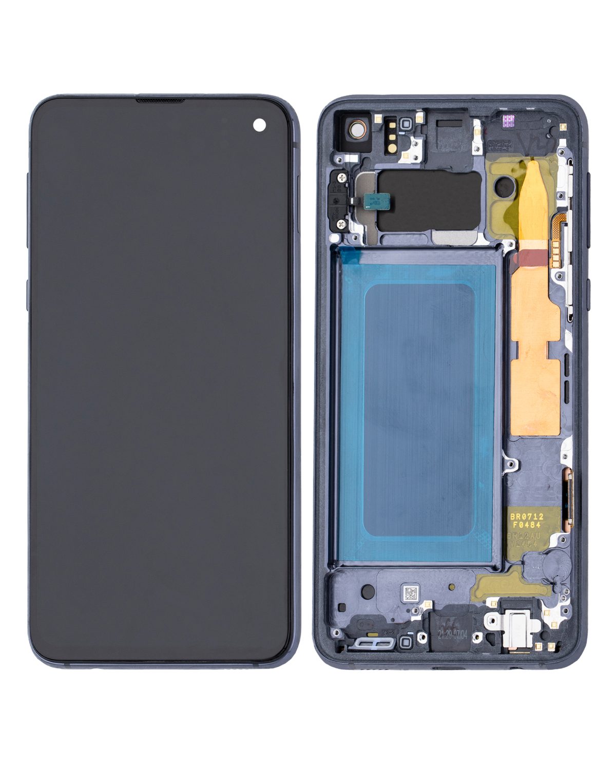 Samsung Galaxy S10 E İle Uyumlu İçin Çerçeveli ekran Orijinal (Prizma Siyah)  Orijinal Ekranı Uyumlu - Görsel 2