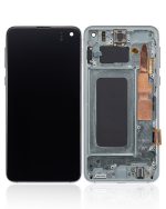Samsung Galaxy S10 E İle Uyumlu İçin Çerçeveli ekran Orijinal (Prizma Yeşili)  Orijinal Ekranı Uyumlu - Görsel 2