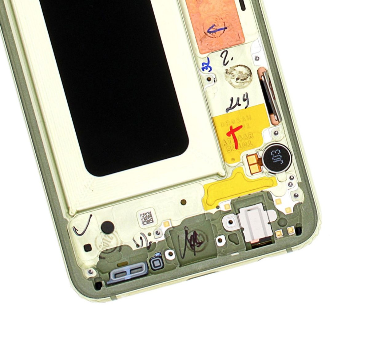 Samsung Galaxy S10 E İle Uyumlu İçin Çerçeveli ekran (Service Pack) (Kanarya Sarısı)  Orijinal Ekranı Uyumlu - Görsel 2