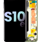 Samsung Galaxy S10 E İle Uyumlu İçin Çerçeveli ekran (Service Pack) (Kanarya Sarısı)  Orijinal Ekranı Uyumlu