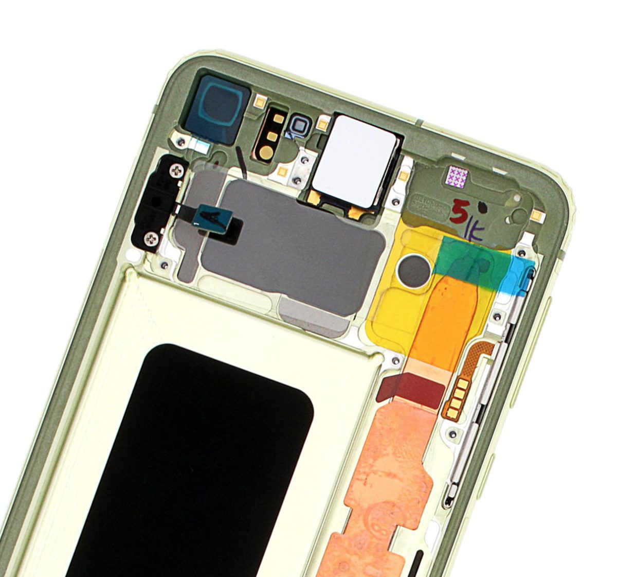 Samsung Galaxy S10 E İle Uyumlu İçin Çerçeveli ekran (Service Pack) (Kanarya Sarısı)  Orijinal Ekranı Uyumlu - Görsel 3