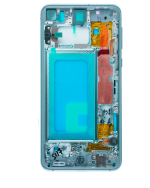 Samsung Galaxy S10 E İle Uyumlu Orta Çerçeve Muhafaza (Küçük Parçalarla) (Prizma Yeşili) - Görsel 3