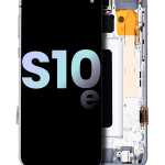 Samsung Galaxy S10 E İle Uyumlu (Service Pack) (Prizma Beyazı) Çerçeveli ekran Orijinal Ekranı
