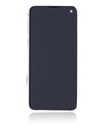 Samsung Galaxy S10 E İle Uyumlu (Service Pack) (Prizma Beyazı) Çerçeveli ekran Orijinal Ekranı - Görsel 4