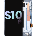 Samsung Galaxy S10 E İle Uyumlu (Service Pack) (Prizma Mavi) Çerçeveli ekran Orijinal Ekranı