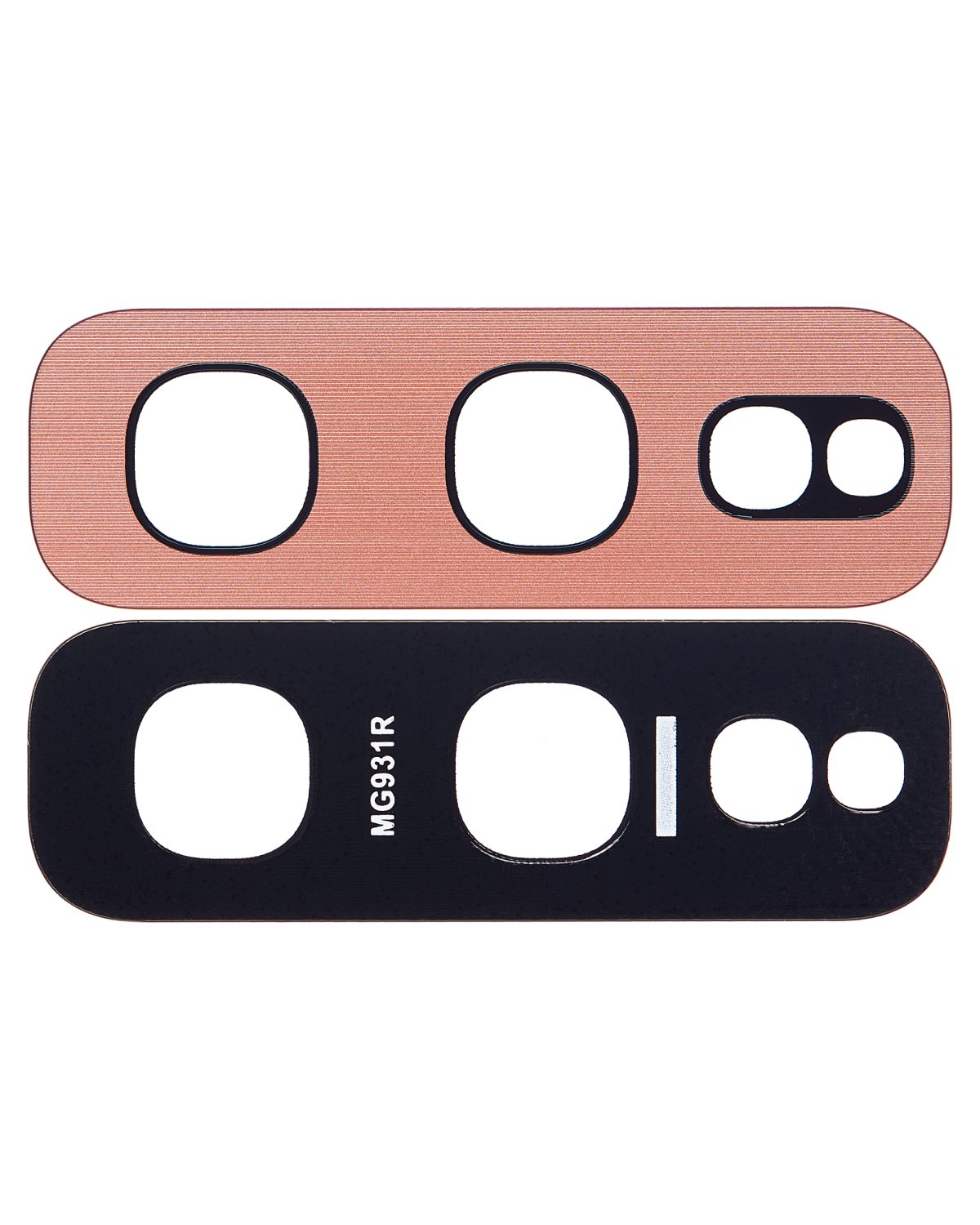 Samsung Galaxy S10 İle Uyumlu Arka Kamera Lensi (Sadece Cam) Yapışkanlı E (Flamingo Pembesi) - Görsel 2