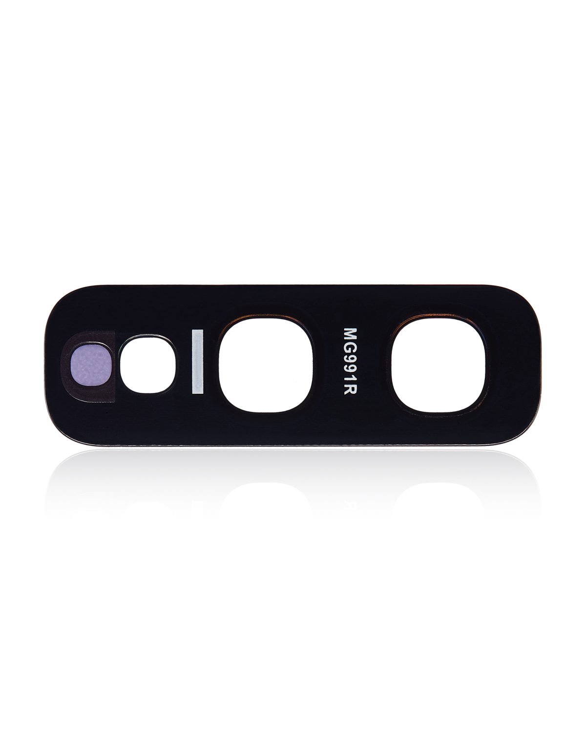 Samsung Galaxy S10 İle Uyumlu Arka Kamera Lensi (Sadece Cam) Yapışkanlı E (Gümüş) - Görsel 3
