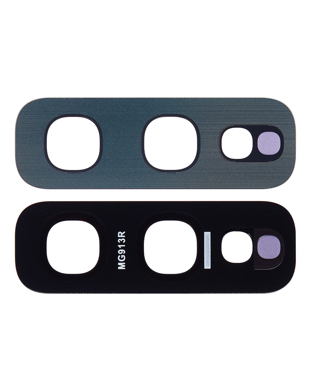 Samsung Galaxy S10 İle Uyumlu Arka Kamera Lensi (Sadece Cam) Yapışkanlı E (Prizma Yeşili) - Görsel 2