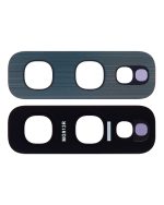Samsung Galaxy S10 İle Uyumlu Arka Kamera Lensi (Sadece Cam) Yapışkanlı E (Prizma Yeşili) - Görsel 2