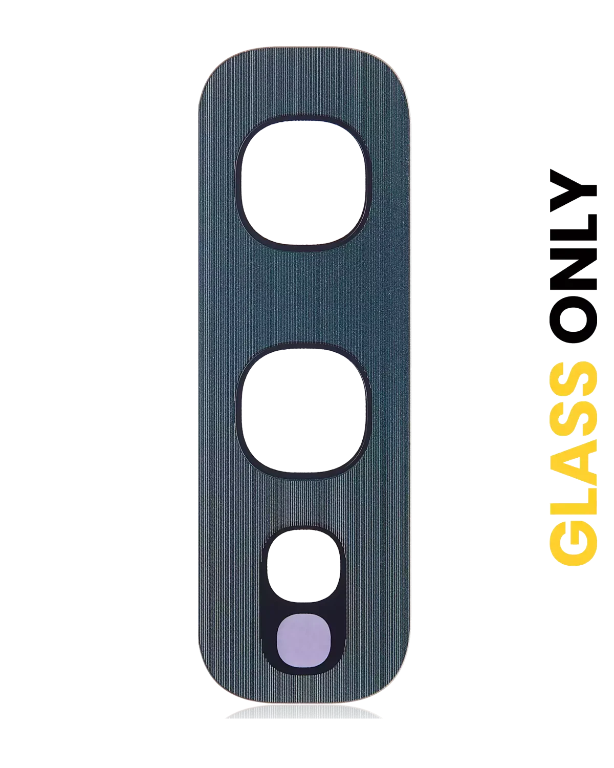 Samsung Galaxy S10 İle Uyumlu Arka Kamera Lensi (Sadece Cam) Yapışkanlı E (Prizma Yeşili)