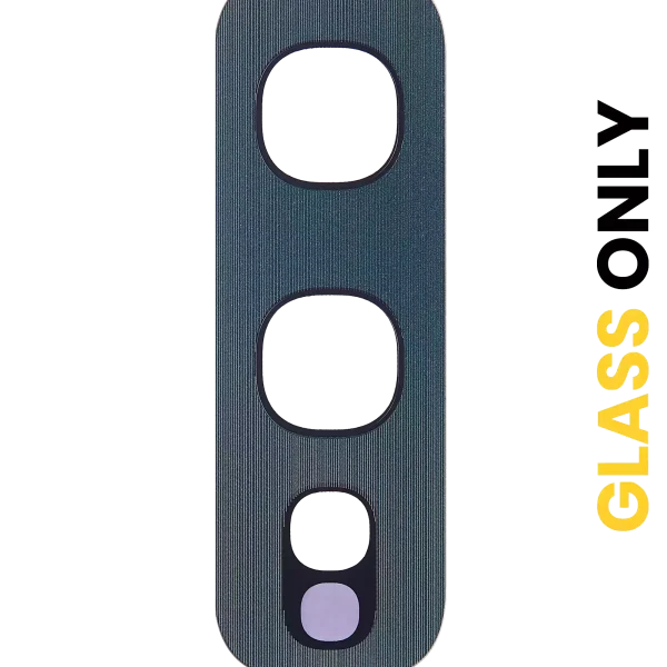 Samsung Galaxy S10 İle Uyumlu Arka Kamera Lensi (Sadece Cam) Yapışkanlı E (Prizma Yeşili)