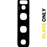 Samsung Galaxy S10 İle Uyumlu Arka Kamera Lensi (Sadece Cam) Yapışkanlı S10 Plus
