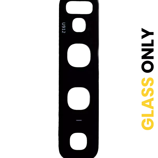Samsung Galaxy S10 İle Uyumlu Arka Kamera Lensi (Sadece Cam) Yapışkanlı S10 Plus