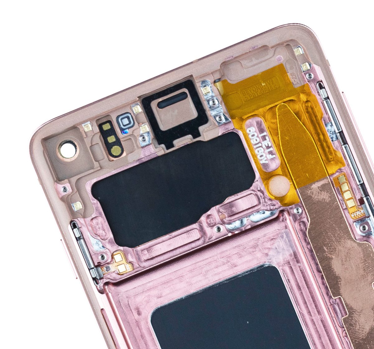 Samsung Galaxy S10 İle Uyumlu Çerçeveli ekran LCD Ekranı (Parmak İzi Sensörü Olmadan) (Satış Sonrası Artı: TFT) (Flamingo Pembesi) - Görsel 5
