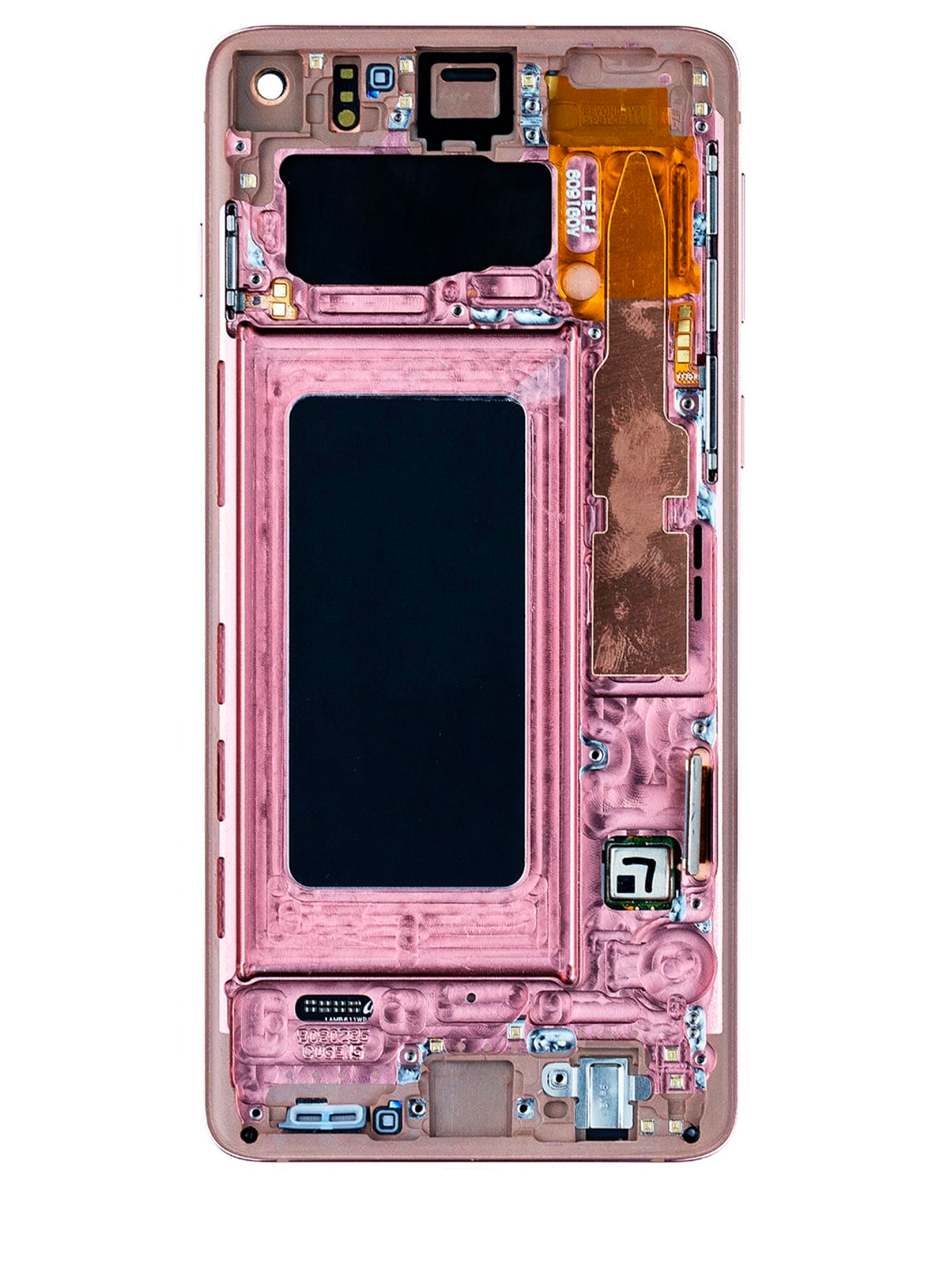 Samsung Galaxy S10 İle Uyumlu Çerçeveli ekran LCD Ekranı (Parmak İzi Sensörü Olmadan) (Satış Sonrası Artı: TFT) (Flamingo Pembesi) - Görsel 6