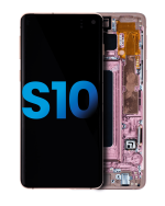 Samsung Galaxy S10 İle Uyumlu Çerçeveli ekran LCD Ekranı (Parmak İzi Sensörü Olmadan) (Satış Sonrası Artı: TFT) (Flamingo Pembesi) - Görsel 9
