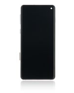 Samsung Galaxy S10 İle Uyumlu Çerçeveli ekran LCD Ekranı (Parmak İzi Sensörü Olmadan) (Satış Sonrası Artı: TFT) (Prizma Beyazı) - Görsel 3