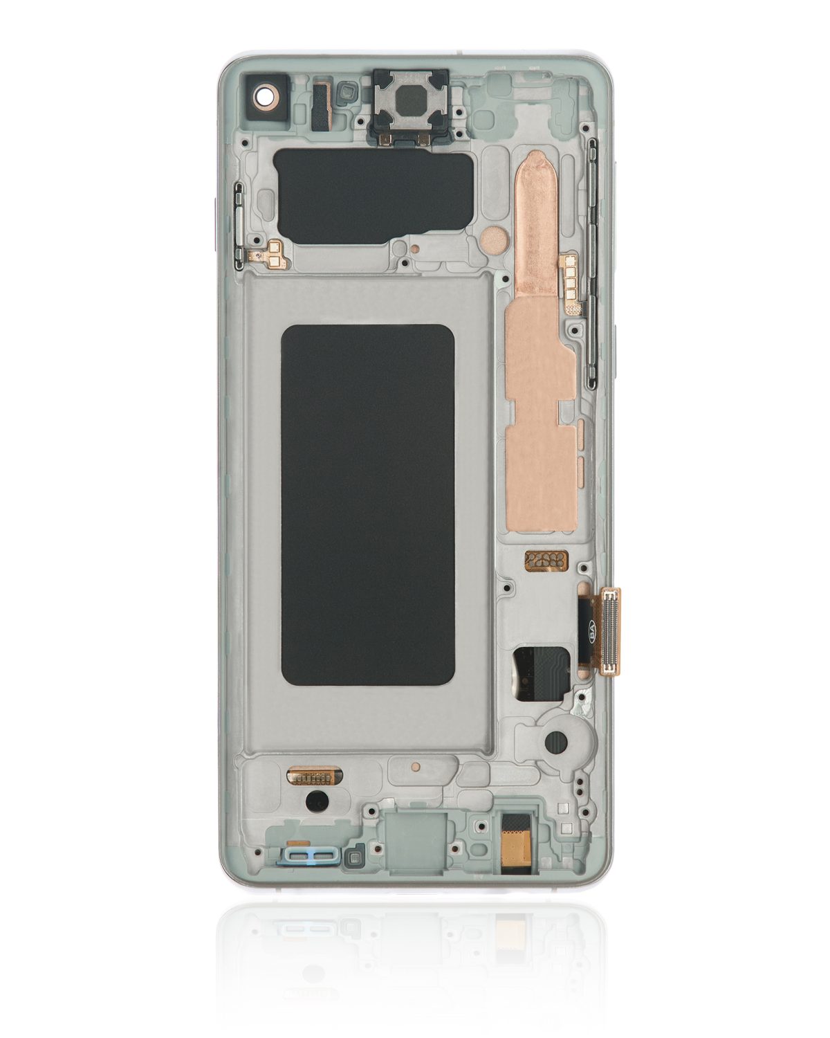 Samsung Galaxy S10 İle Uyumlu Çerçeveli ekran LCD Ekranı (Parmak İzi Sensörü Olmadan) (Satış Sonrası Artı: TFT) (Prizma Beyazı) - Görsel 4