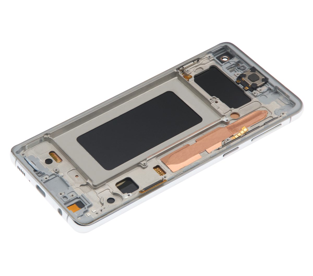 Samsung Galaxy S10 İle Uyumlu Çerçeveli ekran LCD Ekranı (Parmak İzi Sensörü Olmadan) (Satış Sonrası Artı: TFT) (Prizma Beyazı) - Görsel 7