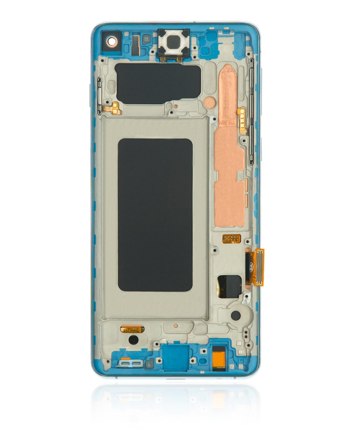 Samsung Galaxy S10 İle Uyumlu Çerçeveli ekran LCD Ekranı (Parmak İzi Sensörü Olmadan) (Satış Sonrası Artı: TFT) (Prizma Mavisi) - Görsel 4